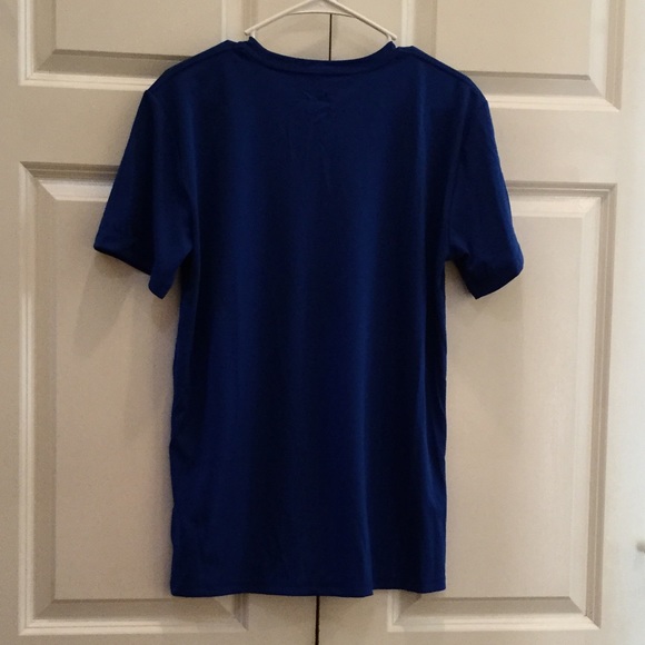 Boys Adidas Shirt Blue - Picture 2 of 3
